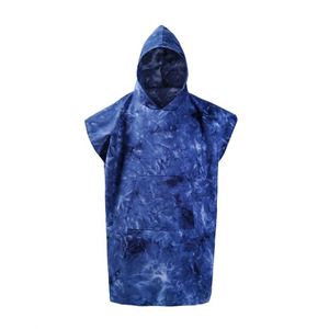 <b>Microfiber</b> Adults Kids Hand Tie-Dyeing Children Poncho Windproof Hooded <b>Beach</b> <b>Towel</b> - Product Image 3