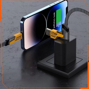 <span class=keywords><strong>C</strong></span>âble de données tressé 4-en-1 pour téléphone portable, PD 27W 5A, nouvelle ligne de charge ultra-rapide <span class=keywords><strong>2</strong></span>-en-1 120W Type-<span class=keywords><strong>C</strong></span> vers <span class=keywords><strong>C</strong></span> pour Huawei Xiaomi - Product Image 6