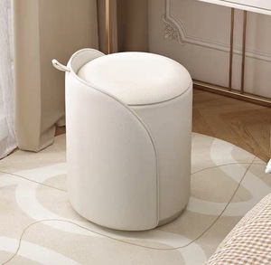 Modern Fabric <b>Bean</b> <b>Bag</b> Stool With Soft Foam Filling For Living Room Home Furniture Minimalist Design Carpet Surface - Product Image 2
