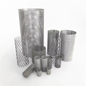High Quality SS 304 Stainless Steel Drum Filter Woven <b>Mesh</b> Welded Tube Cylinder - Product Image 5