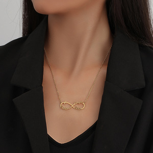 Collar con Nombre en Letras Inglesas de Acero Inoxidable Personalizado, Joyería de Acero Titanio en 8 Estilos para <span class=keywords><strong>Mujer</strong></span>, Gran Venta - Product Image 2
