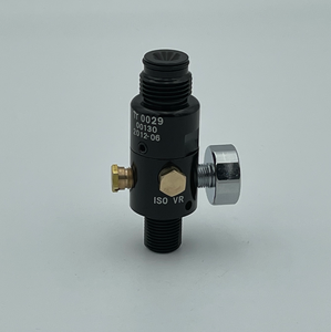 En promotion : Mini-régulateur de gaz noir pour cylindre, hydraulique, avec filetage 5/8-18UNF, contrôle d'entrée 3000 psi, livraison gratuite, pour paintball - Product Image 4