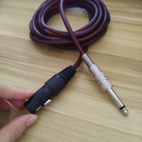 Câble audio XLR mâle-femelle 6,5 mm avec connecteur RCA 6,35 mm, conducteur nickelé, blindage tressé, pour mixeur, microphone, audio et vidéo