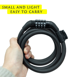 Cable de combinación para cadena de bicicleta, candado para scooter, 4 códigos - Product Image 3