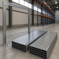 Système de support au sol pour panneaux solaires en acier au carbone haute résistance Hengrongsheng, structures de montage au sol modèle 13 pour centrales solaires