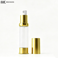Flacon pulvérisateur sans air de qualité médicale 15ml 18ml 20ml 30ml, flacon pompe anti-fuite à brume fine pour soins de la peau et soins post-traitement
