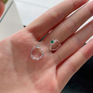 Dylam 925 Sterling Silver Simple Minimalist Design Silver 18K Gold Plated <b>Green</b> 5A Cubic Zirconia Hoop <b>Earrings</b> for Women - Product Image 3