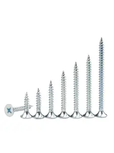 High Strength Dry Wall Nails Self Tapping Screws Cross Flat Head Self Tapping Nails Carpentry Gypsum Board Screws