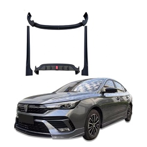 Sports Style Front Bumper Lip Roewe I5 2021-2023 <b>Car</b> Body Kits Side Skirts Rear Diffuser Lip Third Light New ABS Material - Product Image 2