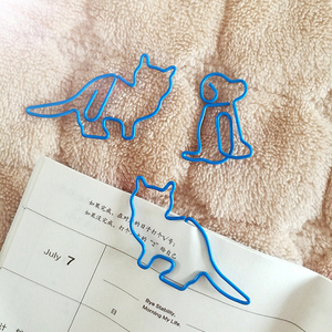 Tuyệt vời dễ thương mèo Shape giấy động vật thiết kế kim loại giấy Clip Bulldog <span class=keywords><strong>Clips</strong></span> - Product Image 2