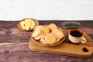 4 أونصة الحلال لصنع الفطور والشاي والبسكويت والكريمة الإيطالية المقرمشة وزبدة الغزال والرقائق متنوعة القهوة والجبن والبيض نوري مربع - Product Image 5