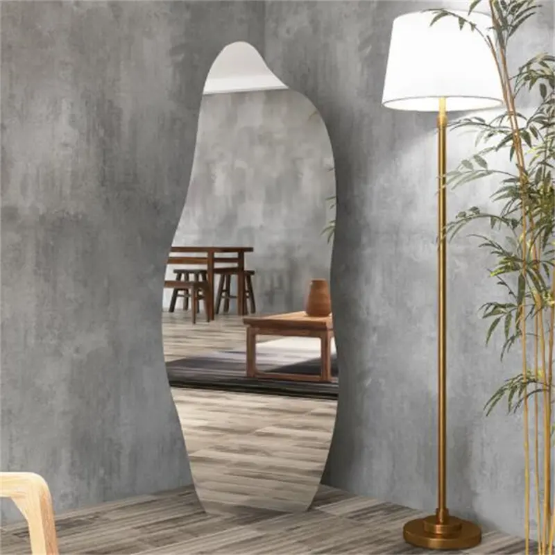 3mm 4mm 5mm large irregular shape full-body decorative wall mirror for home