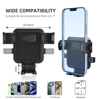 Support de téléphone portable pour voiture, réglable à 360°, pour fente CD, rétroviseur, support de smartphone pour voiture
