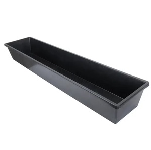 Nuevo Comedero Plano para Ovejas y <span class=keywords><strong>Cabras</strong></span>, Material PP Negro, Herramienta <span class=keywords><strong>de</strong></span> Alimentación para Ganado en Oferta - Product Image 4