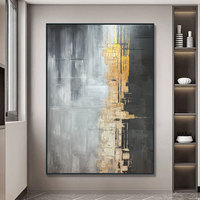 Fabricant d'Art Original Moderne Contemporain Tableau Abstraite Peint à la Main à l'Huile sur Toile pour Salon