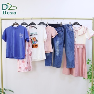 Pantalones, Faldas <span class=keywords><strong>y</strong></span> Camisetas de Algodón para Niños, Verano, Unisex, Usados, Directo de Fábrica Dezo, Precio de Liquidación al por Mayor, Surtido Aleatorio - Product Image 5