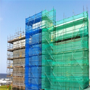 Filet de protection contre les débris en plastique bleu océan, qualité durable, assurance qualité, bon prix, bâche résistante pour la construction - Product Image 1