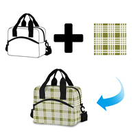 Sac isotherme réutilisable à imprimé hawaïen Palaka, imperméable, pour hommes et femmes, sac isotherme pour le déjeuner