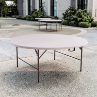 Tables et chaises pliantes en plastique blanc modernes, meubles d'hôtel, durables, écologiques pour les événements en plein air, les hôtels, les mariages, les banquets