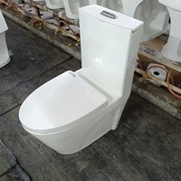 Articles sanitaires de salle de bains modernes Toilettes à chasse d'eau en céramique S-trap 250mm Usine directe pour l'exportation