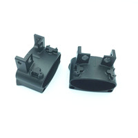 Boîtier d'instrument en plastique ABS sur mesure, finition noire mate, usinage CNC 5 axes haute précision