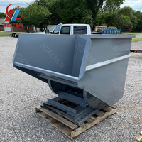 Vente chaude transportable en acier benne Mini chariot élévateur benne à ordures auto-vidage trémie basculante pour l'industrie