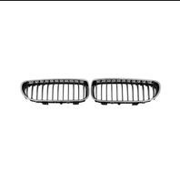 51137201968 Grille de pare-chocs avant en plastique de haute qualité CHROME+NOIR pour Série 3 318 320 325 328 330 E90/E91 LCI 2008-2012