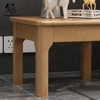 Table basse moderne en bois massif, prix abordable, personnalisable, en stock, livraison rapide, meubles de salon, taille sur mesure, directement de l'usine
