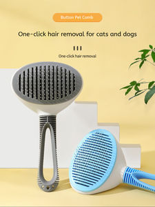 Nuovo arrivo pettine di rimozione automatica eco-friendly professionale Pet bellezza spazzola per la pulizia per cani gatti bagno forniture - Product Image 2