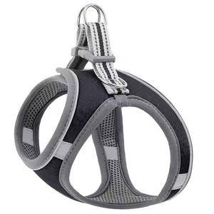 Preço por atacado Novo Design Nylon Reflexivo Respirável Ajustável <span class=keywords><strong>Dog</strong></span> <span class=keywords><strong>Harness</strong></span> Adequado para <span class=keywords><strong>Dog</strong></span> Training - Product Image 5