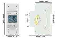 Compteur d'énergie intelligent monophasé Acrel ADL200/C MID certifié CE, 3*220-240V 10-80A, rail DIN, KWh, RS485 Modbus, surveillance de la consommation d'énergie