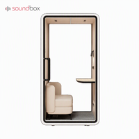 Cabine de travail insonorisée personnalisable Soundbox pour réunions d'affaires et appels téléphoniques