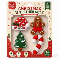 Ensemble de vaisselle en silicone pour bébé avec motif d'arbre de Noël mignon, accessoires de sevrage pour tout-petits, cadeau de Noël pour nouveau-né