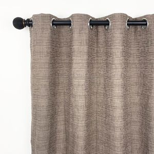 Nouveau Populaire Faux Texture <span class=keywords><strong>Lin</strong></span> Rideaux Oeillet Fenêtre Rideaux Tissus pour Hôtel/<span class=keywords><strong>Chambre</strong></span> - Product Image 2