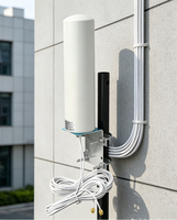 Antenne cellulaire 4G LTE MIMO à polarisation verticale omnidirectionnelle double pour ports mâles, indice de protection IP67, montage mural extérieur, gain élevé