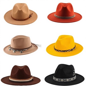 Chapeau de cowboy unisexe en polyester, motif camouflage marron, accent plume, pour l'extérieur, toutes saisons, décontracté, adulte, réglable 56-58CM - Product Image 4