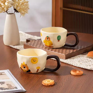 Mug en céramique créatif en forme d'ours en peluche, design mignon, filles, haute apparence, longue poignée, 400 ml, passe au lave-vaisselle et au micro-ondes, fête - Product Image 2