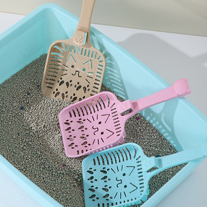 Pala de arena para gatos, pala de plástico para mascotas, multicolor, venta al por mayor - Product Image 4