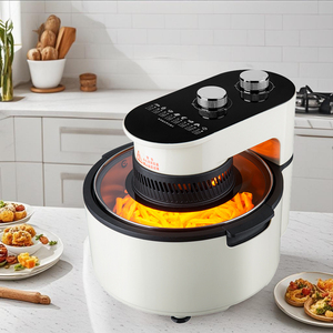 220V <b>Smart</b> Household Large Capacity Square <b>Air</b> <b>Fryer</b> Plastic Electric Oil-Free Oven Digital for Kitchen Garage Use Car Baking - Product Image 2