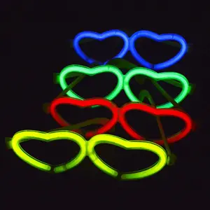 50x Gafas Glow-Glow Stick Gafas de neón brillantes Fiestas Envueltas individualmente