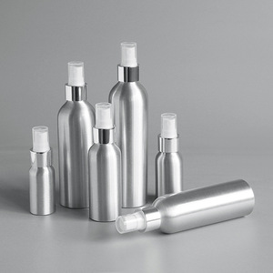 Bouteilles en aluminium de bouteille d'eau d'emballage de shampooing de lavage de corps de 30ml 50ml 100ml avec le dessus de jet de vis - Product Image 1