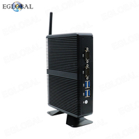 Mini PC Económico Sin Ventilador, Procesador Intel Celeron N5095, RAM DDR4, SSD MSATA, Windows 10 Pro, HD VGA, Puertos LAN POS Dobles, Mini Computadora