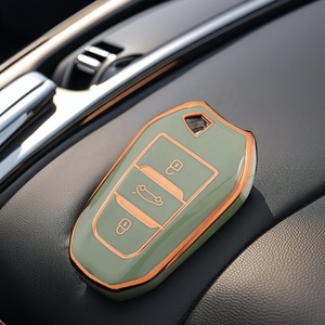 TPUキーホルダーキーフォブカバーケースプジョー4008 5008 308カーキーアクセサリーアクセサリー - Product Image 4