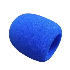 Microphone sans fil omnidirectionnel à main avec logo personnalisé, cache-microphone en métal, pare-brise en mousse épaisse pour scène, station de télévision, karaoké - Product Image 3