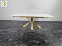 Ensemble table et chaises de salle à manger en ardoise simple, style moderne minimaliste, table rectangulaire en métal noir nordique pour la maison