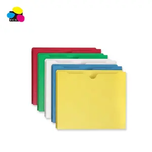 3 색 돌 모듬 색상 상자 당 100pcs 생생한 색상 2 "확장 마닐라 포켓 파일 폴더