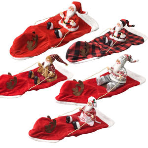 FunnyChristmasPet의상 WithSantaRiding순록, CuteDog 옷 휴일 사진, FestiveXmasFit ForSmallMedium 개 파티 - Product Image 4