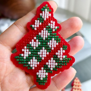 Perles pour machine à broder, broderie <span class=keywords><strong>de</strong></span> perles, patchs brodés pour <span class=keywords><strong>sapin</strong></span> <span class=keywords><strong>de</strong></span> Noël, autocollants, accessoires pour vêtements et sacs, décoration - Product Image 5