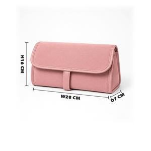 กระเป๋าเดินทาง PVC ลายนูน รับผลิตแบบ ODM OEM ตามสั่ง ได้รับมาตรฐาน BSCI กระเป๋าจัดระเบียบเครื่องสำอางแบบแขวน  โลโก้สั่งทำได้ กระเป๋ากันน้ำ - Product Image 1