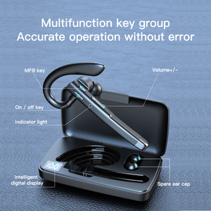 Over Ear V5.3 Auriculares inalámbricos de una sola oreja con micrófono <span class=keywords><strong>ANC</strong></span> Fone De Ouvido Audifonos Con Microfono Auriculares - Product Image 5